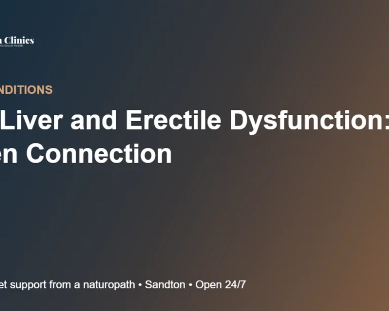 Fatty Liver and Erectile Dysfunction: The Hidden Connection