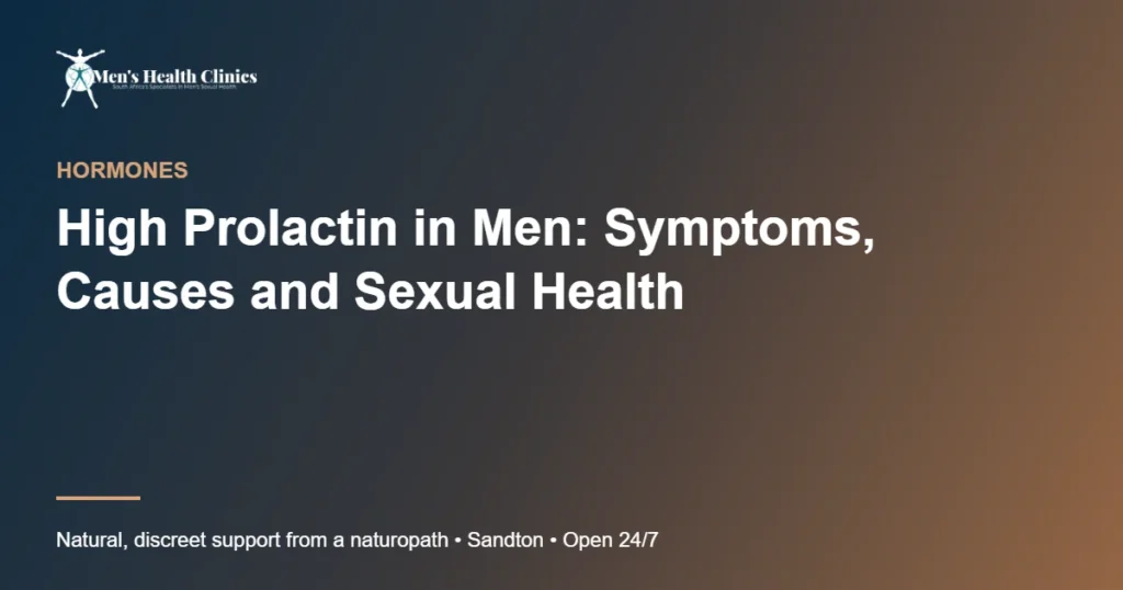 High Prolactin in Men: Symptoms, Causes and Sexual Health