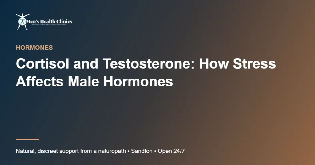Cortisol and Testosterone: How Stress Affects Male Hormones