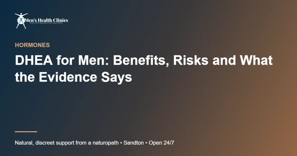 DHEA for Men: Benefits, Risks and What the Evidence Says