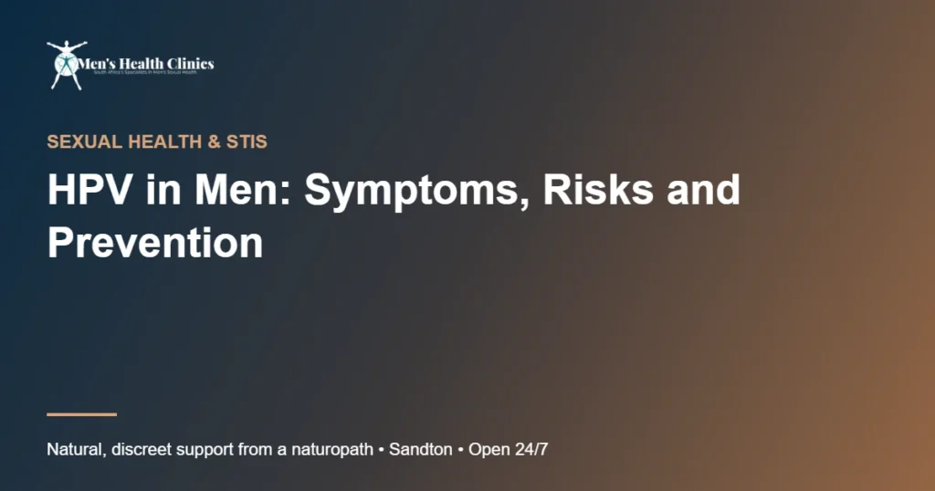 HPV in Men: Symptoms, Risks and Prevention 78 HPV in Men: Symptoms, Risks and Prevention