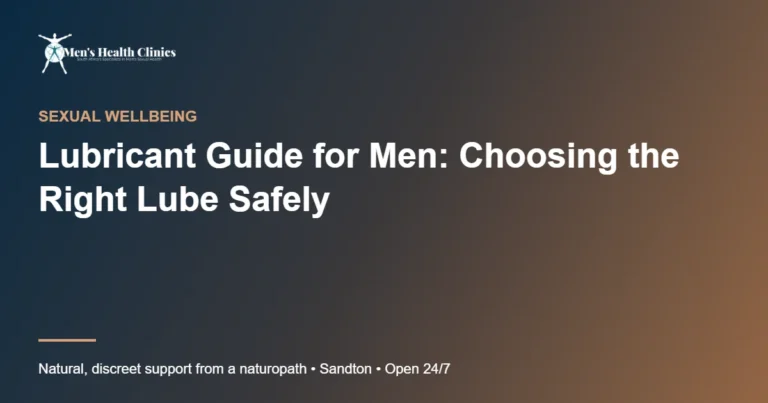 Lubricant Guide for Men: Choosing the Right Lube Safely