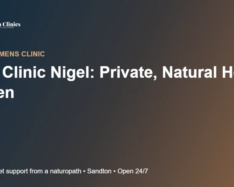 Mens Clinic Nigel: Private, Natural Help for Men
