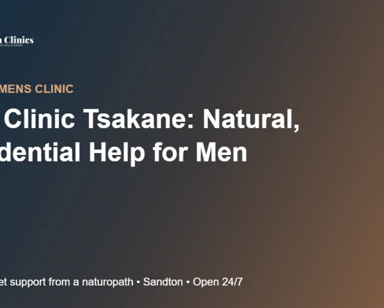 Mens Clinic Tsakane: Natural, Confidential Help for Men