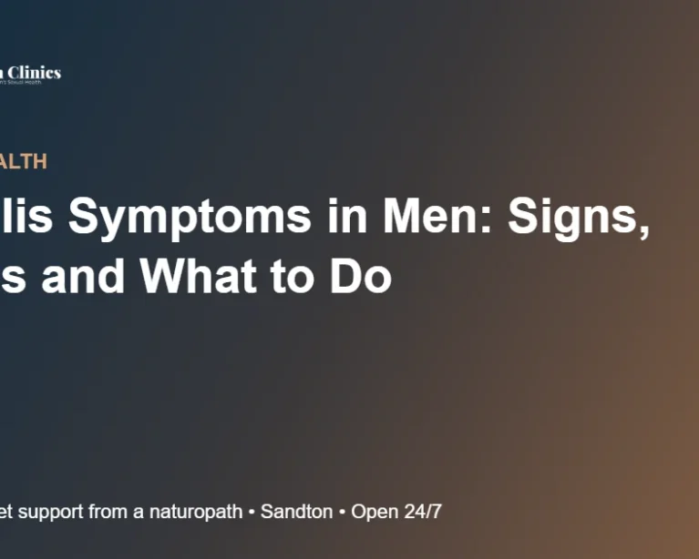 Syphilis Symptoms in Men: Signs, Stages and What to Do