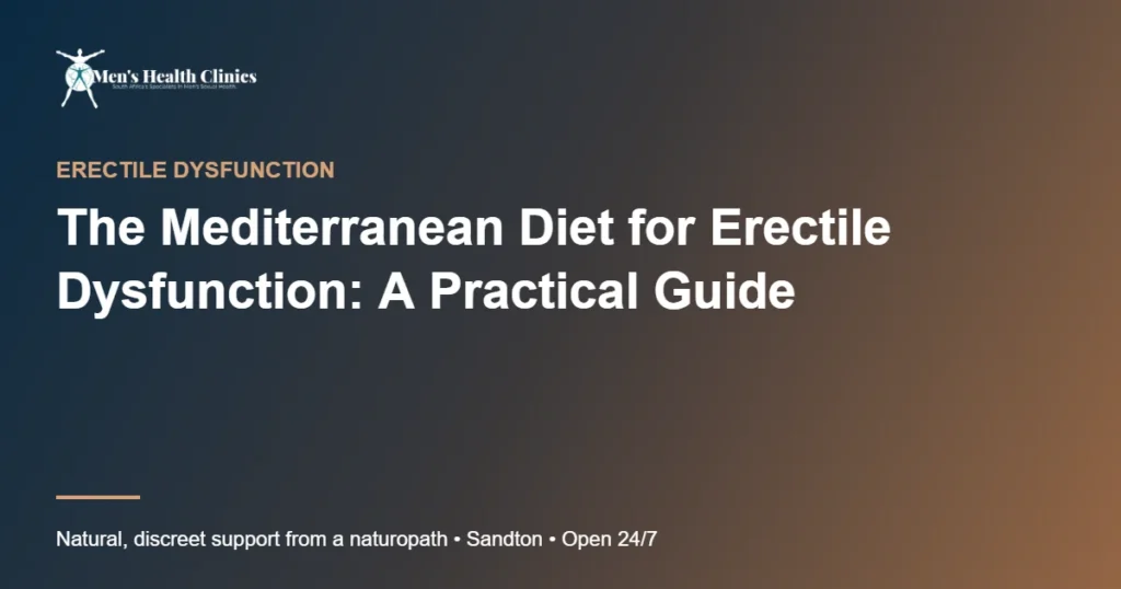 The Mediterranean Diet for Erectile Dysfunction: A Practical Guide