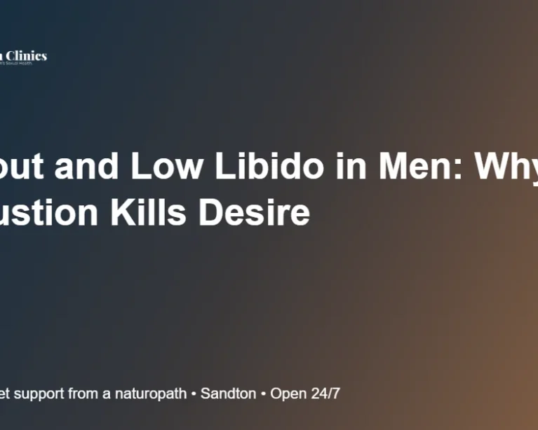 Burnout and Low Libido in Men: Why Exhaustion Kills Desire