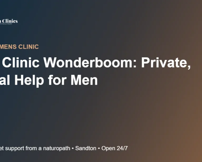 Mens Clinic Wonderboom: Private, Natural Help for Men