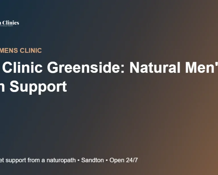 Mens Clinic Greenside: Natural Men's Health Support