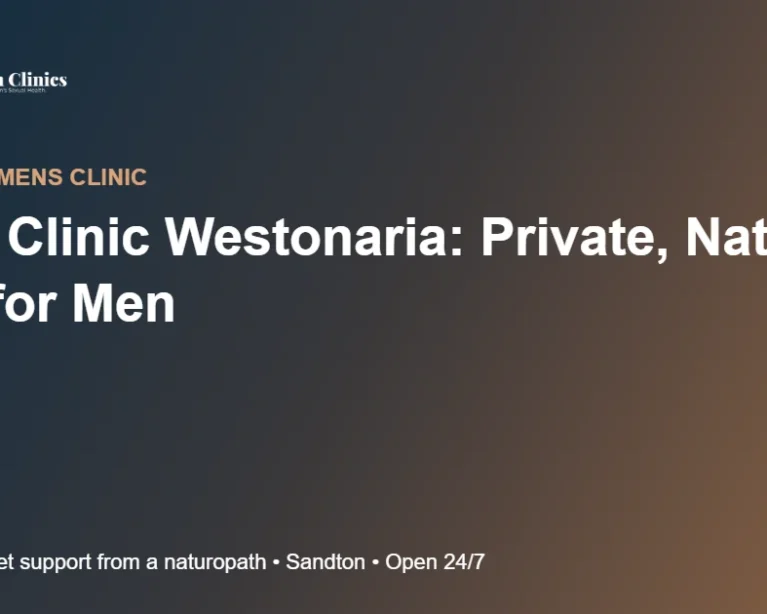 Mens Clinic Westonaria: Private, Natural Help for Men