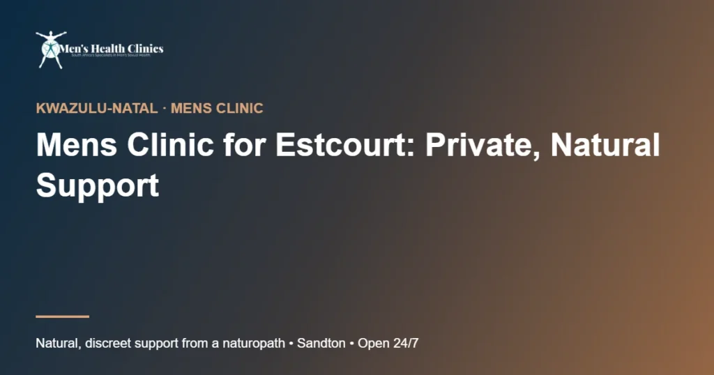 Mens Clinic for Estcourt: Private, Natural Support