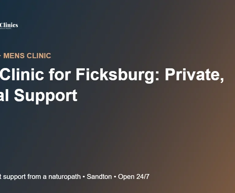 Mens Clinic for Ficksburg: Private, Natural Support