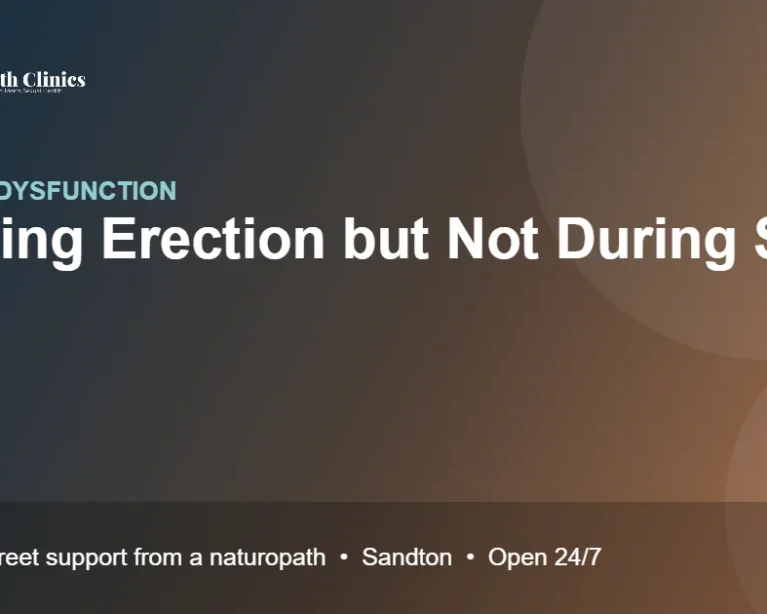 Morning Erection but Not During Sex