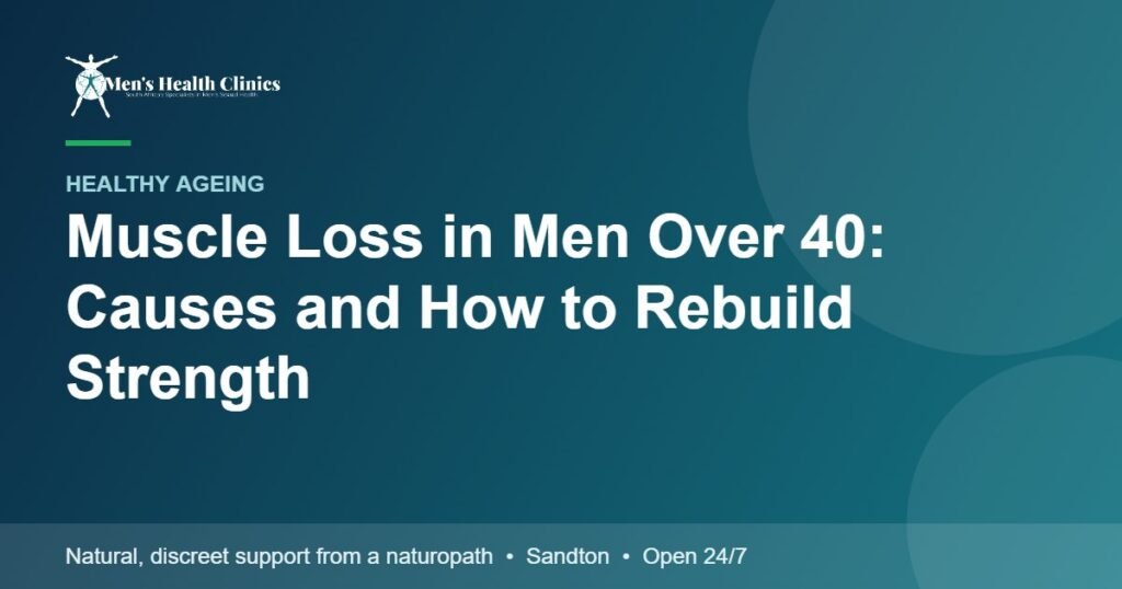Muscle Loss in Men Over 40: Causes and How to Rebuild Strength