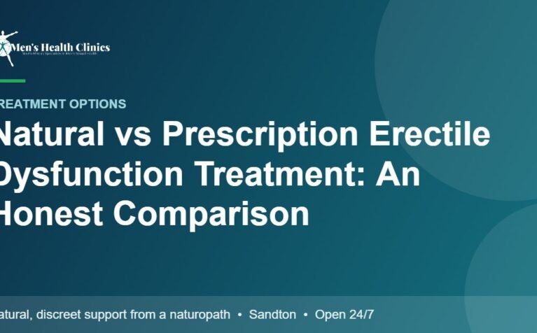 Natural vs Prescription Erectile Dysfunction Treatment: An Honest Comparison