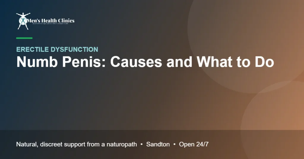 Numb Penis: Causes and What to Do