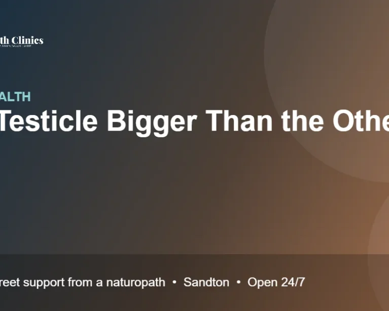 One Testicle Bigger Than the Other