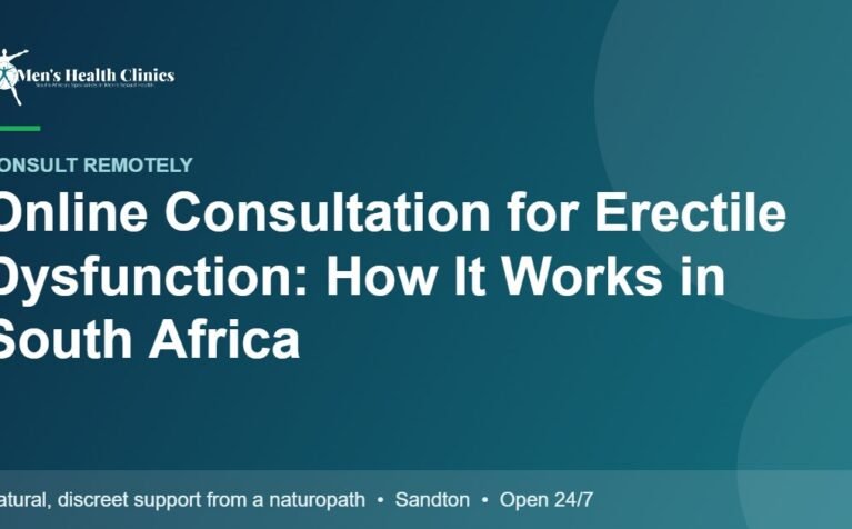Online Consultation for Erectile Dysfunction: How It Works in South Africa