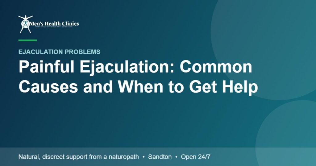 Painful Ejaculation: Common Causes and When to Get Help 78 Painful Ejaculation: Common Causes and When to Get Help