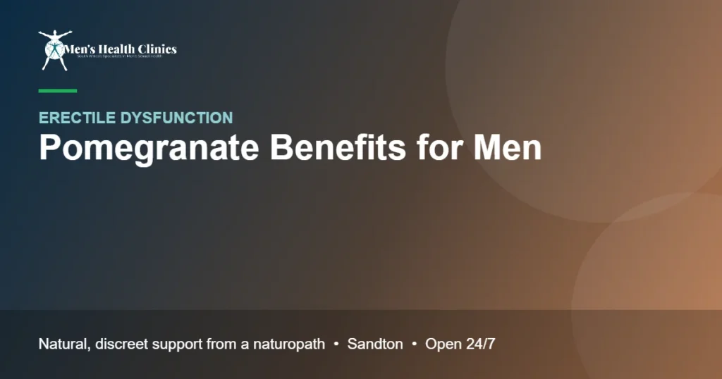 Pomegranate Benefits for Men