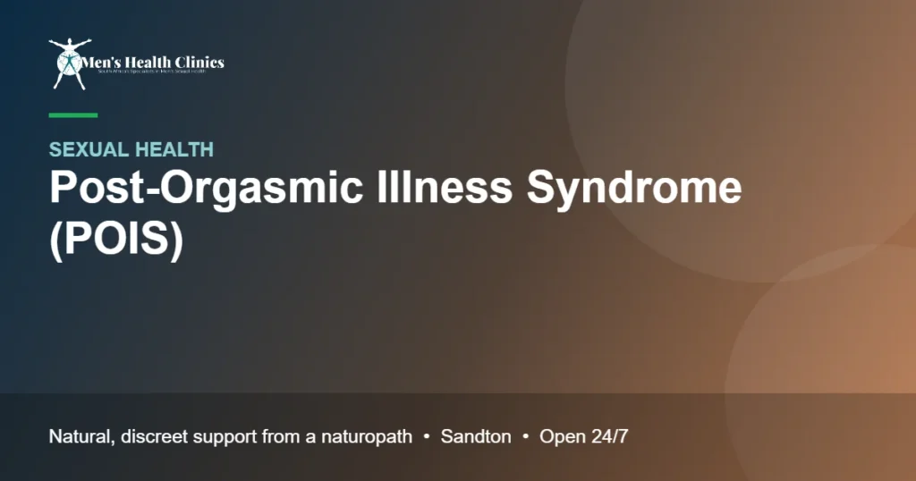 Post-Orgasmic Illness Syndrome (POIS): Symptoms and Support 78 Post-Orgasmic Illness Syndrome (POIS)