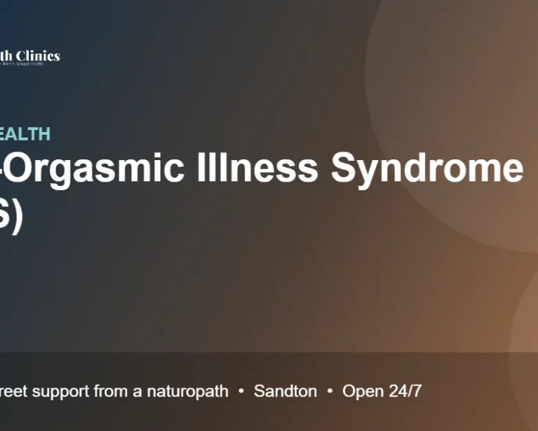 Post-Orgasmic Illness Syndrome (POIS)