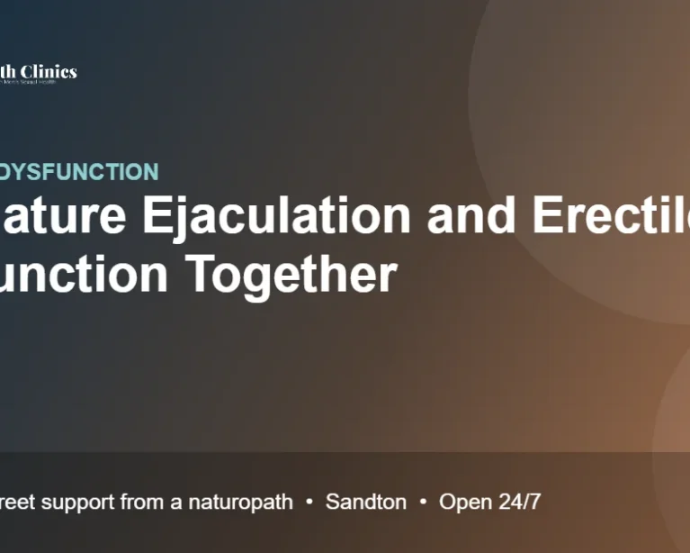 Premature Ejaculation and Erectile Dysfunction Together