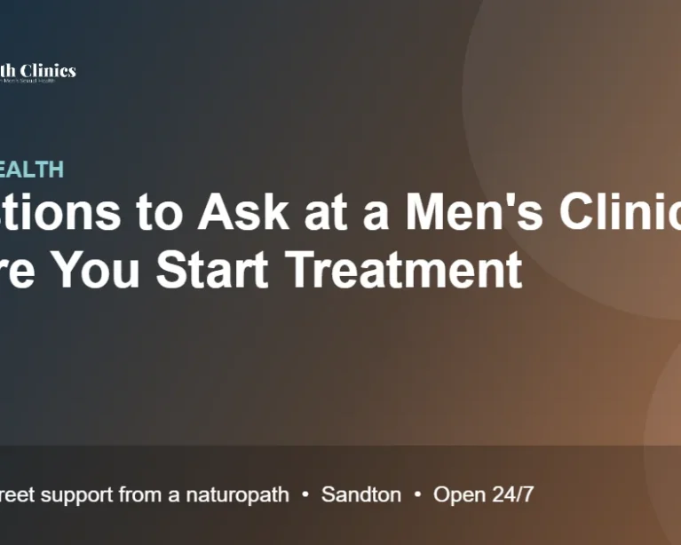 Questions to Ask at a Mens Clinic Before You Start Treatment