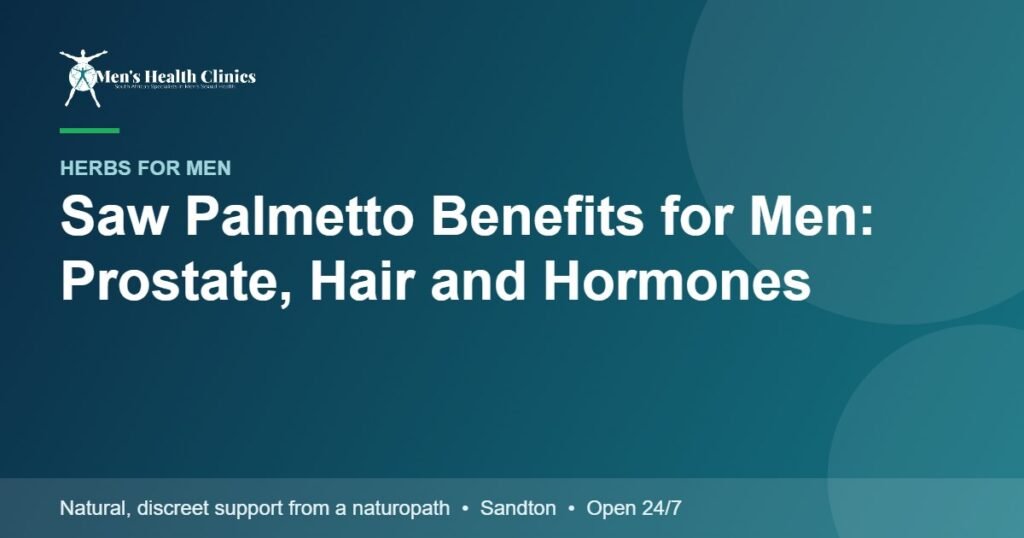 Saw Palmetto Benefits for Men: Prostate, Hair and Hormones