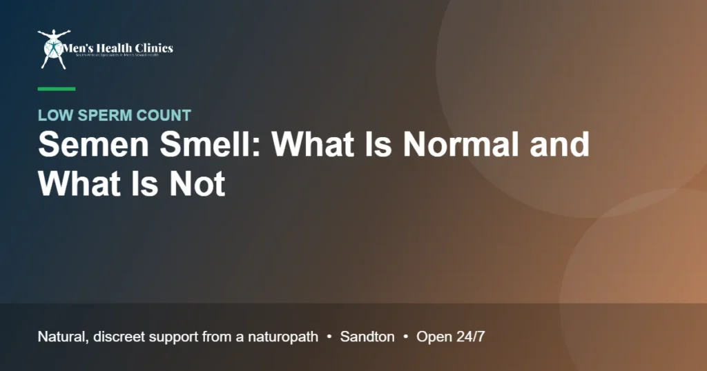 Semen Smell: What Is Normal and What Is Not 78 Semen Smell: What Is Normal and What Is Not