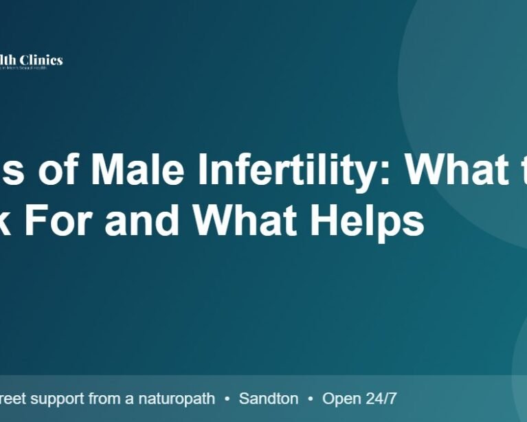 Signs of Male Infertility: What to Look For and What Helps