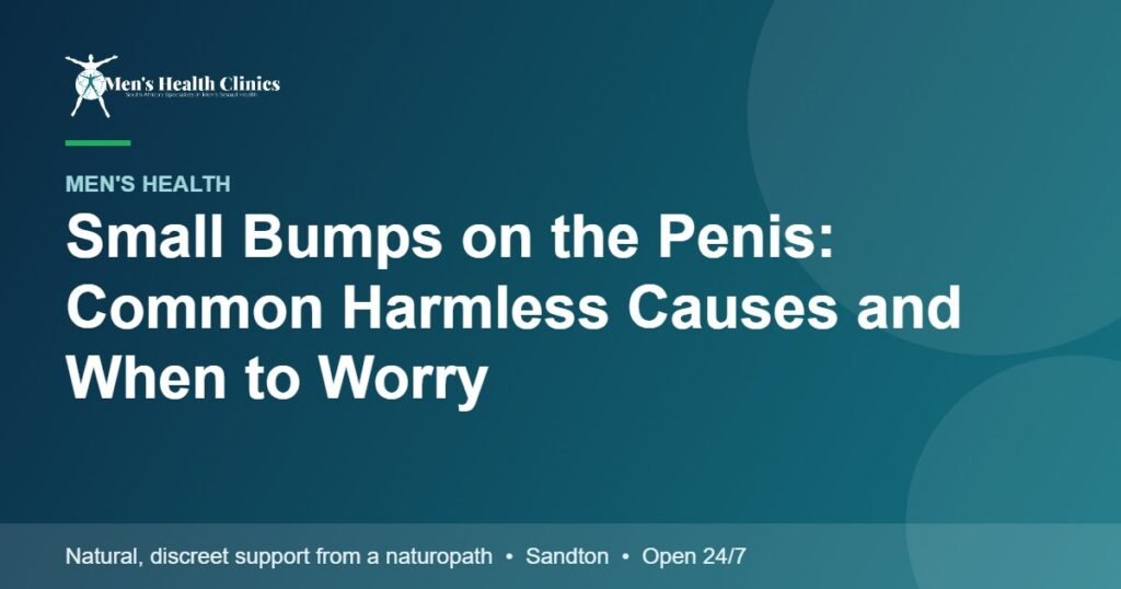 Small Bumps on the Penis: Common Harmless Causes and When to Worry 78 Small Bumps on the Penis: Common Harmless Causes and When to Worry