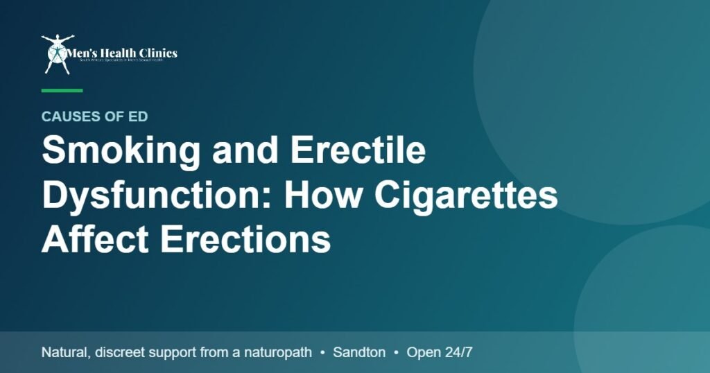 Smoking and Erectile Dysfunction: How Cigarettes Affect Erections 78 Smoking and Erectile Dysfunction: How Cigarettes Affect Erections