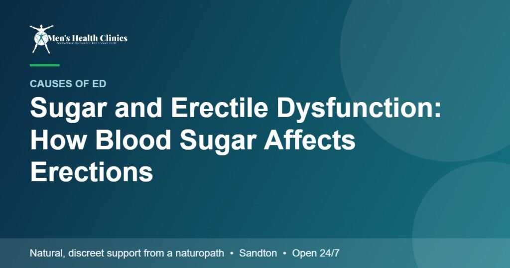 Sugar and Erectile Dysfunction: How Blood Sugar Affects Erections 78 Sugar and Erectile Dysfunction: How Blood Sugar Affects Erections