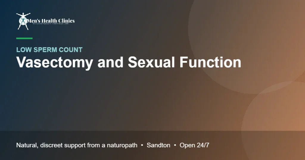 Vasectomy and Sexual Function: Will It Affect Erections or Libido? 78 Vasectomy and Sexual Function