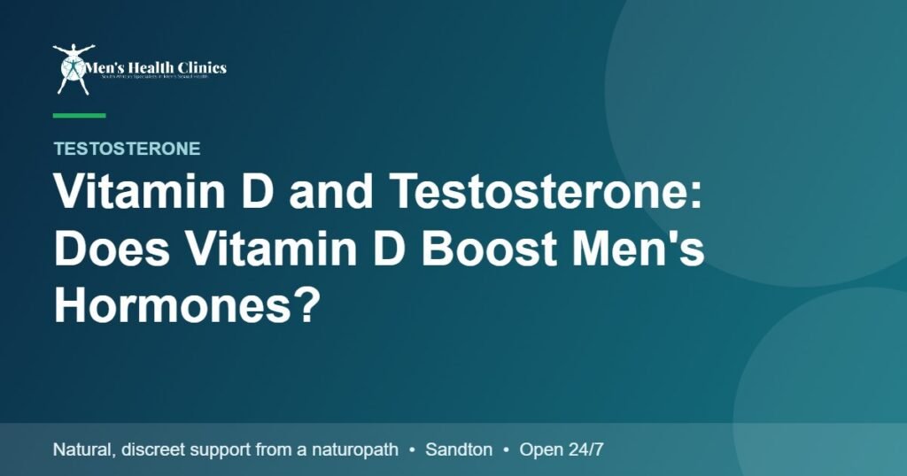 Vitamin D and Testosterone: Does Vitamin D Boost Men's Hormones? 78 Vitamin D and Testosterone: Does Vitamin D Boost Men's Hormones?