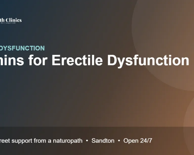 Vitamins for Erectile Dysfunction