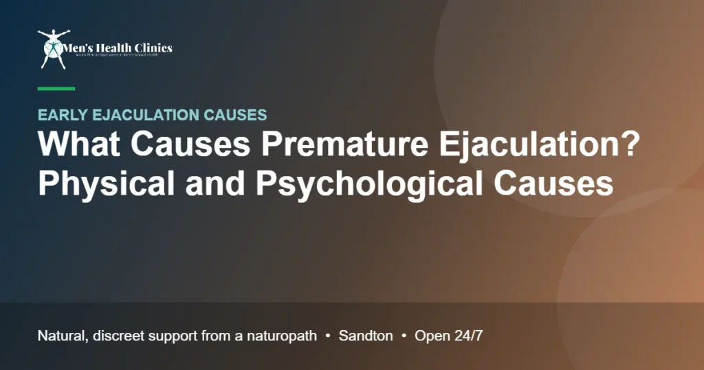 What Causes Premature Ejaculation? Physical and Psychological Causes