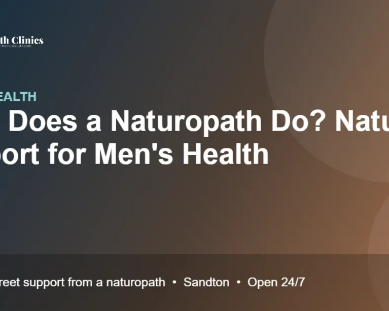 What Does a Naturopath Do? Natural Support for Men's Health