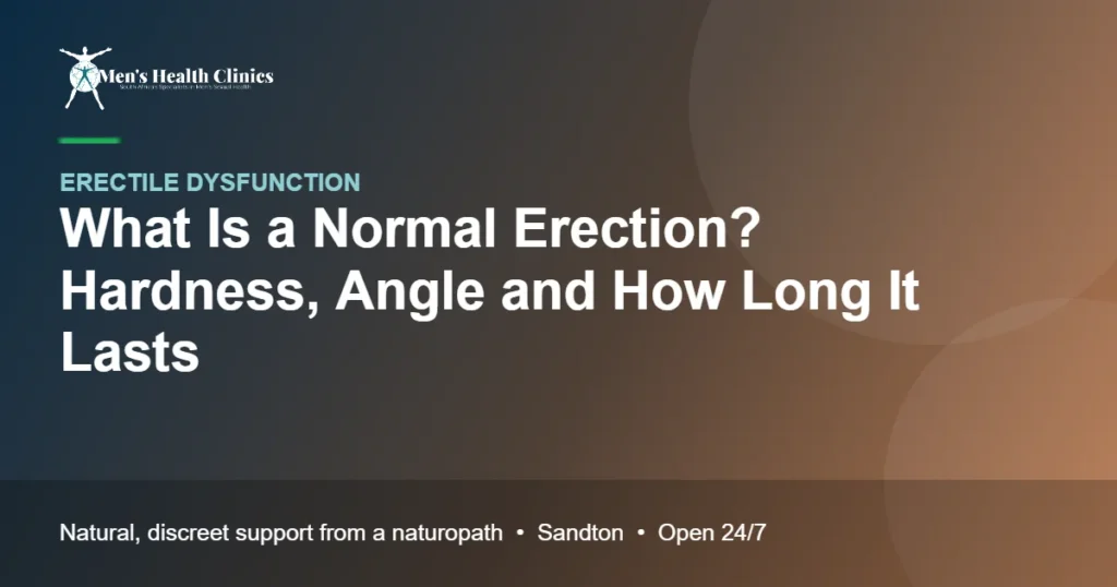 What Is a Normal Erection? Hardness, Angle and How Long It Lasts 78 What Is a Normal Erection? Hardness, Angle and How Long It Lasts