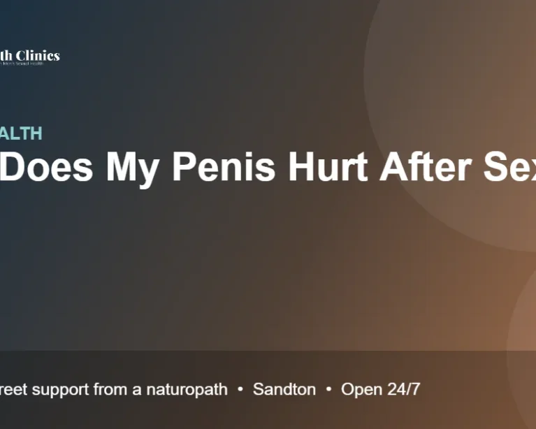 Why Does My Penis Hurt After Sex?