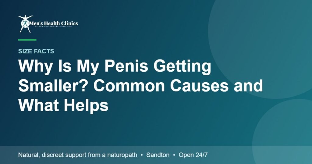 Why Is My Penis Getting Smaller? Common Causes and What Helps